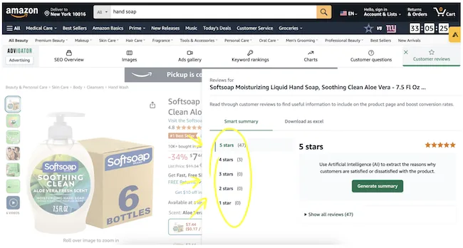Requisiti immagine principale di Amazon