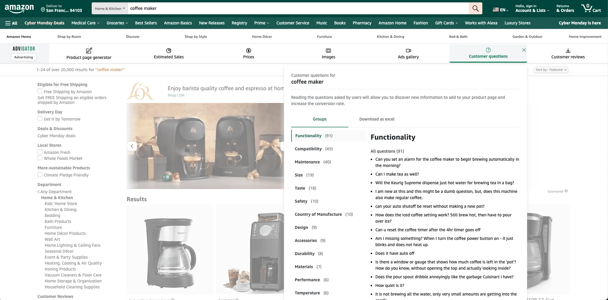 Analizar las preguntas de los clientes